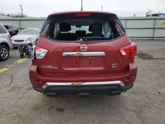 5N1DR2MMXHC616889 - 2017 NISSAN PATHFINDER S RED photo 6