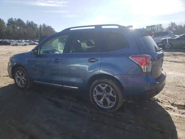 JF2SJAWC0JH490196 - 2018 SUBARU FORESTER 2.5I TOURING BLUE photo 2