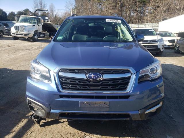 JF2SJAWC0JH490196 - 2018 SUBARU FORESTER 2.5I TOURING BLUE photo 5