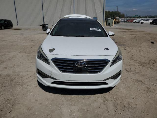 5NPE34AF7FH103211 - 2015 HYUNDAI SONATA SPORT WHITE photo 5