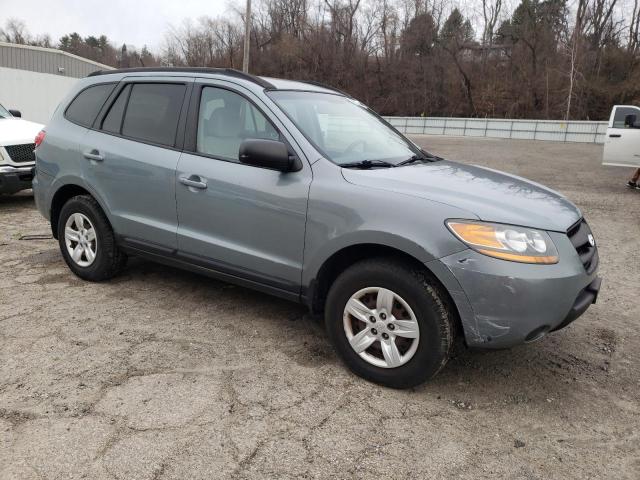 5NMSG13D99H231257 - 2009 HYUNDAI SANTA FE GLS TURQUOISE photo 4