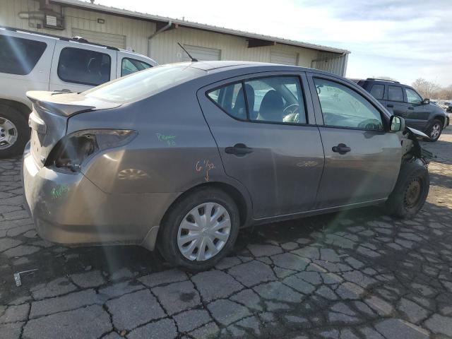 3N1CN7AP2FL836037 - 2015 NISSAN VERSA S GRAY photo 3