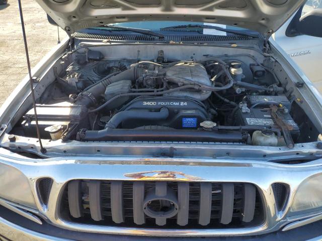5TESN92N33Z172440 - 2003 TOYOTA TACOMA XTRACAB PRERUNNER ვერცხლისფერი ფოტო 11