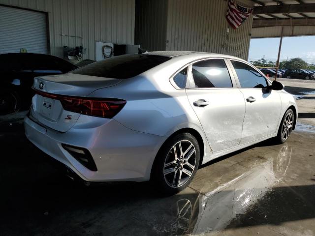 3KPF34AD6KE020337 - 2019 KIA FORTE GT LINE SILVER photo 3