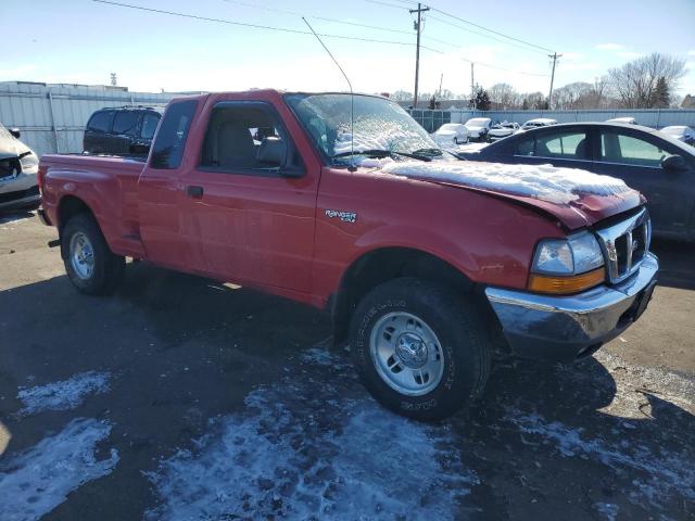 1FTZR15V7YPB96545 - 2000 FORD RANGER SUPER CAB RED photo 4