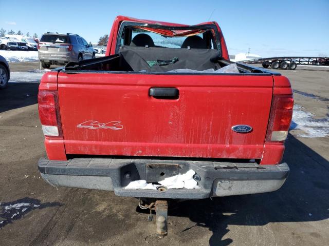 1FTZR15V7YPB96545 - 2000 FORD RANGER SUPER CAB RED photo 6