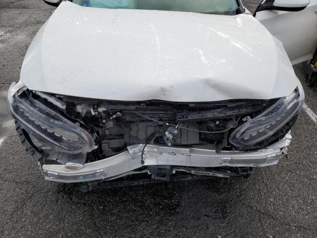 1HGCV3F47MA000542 - 2021 HONDA ACCORD HYBRID EX WHITE photo 11