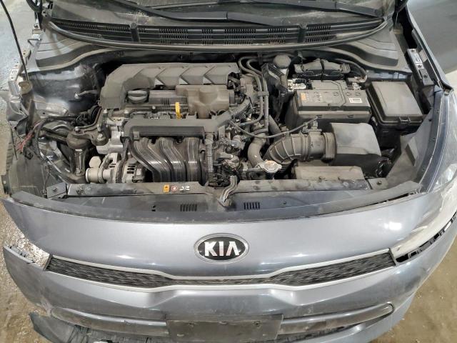 3KPA24AD1LE349591 - 2020 KIA RIO LX GRAY photo 11