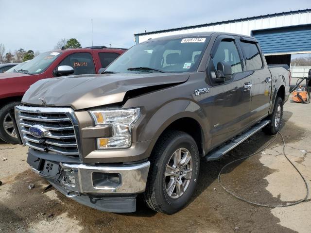 1FTEW1EG3HKC57864 - 2017 FORD F150 SUPERCREW BROWN photo 1