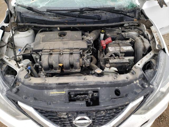 3N1AB7AP9HL665936 - 2017 NISSAN SENTRA S WHITE photo 11