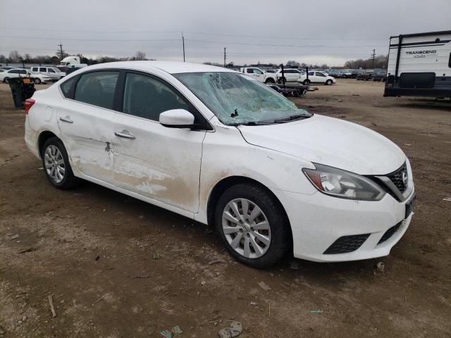 3N1AB7AP9HL665936 - 2017 NISSAN SENTRA S WHITE photo 4