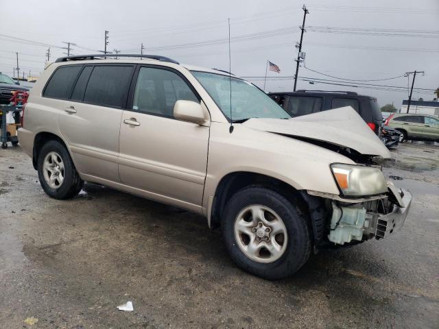 JTEGD21A250107706 - 2005 TOYOTA HIGHLANDER TAN photo 4