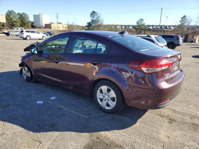 3KPFK4A72HE032751 - 2017 KIA FORTE LX PURPLE photo 2