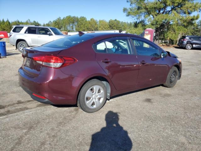 3KPFK4A72HE032751 - 2017 KIA FORTE LX PURPLE photo 3