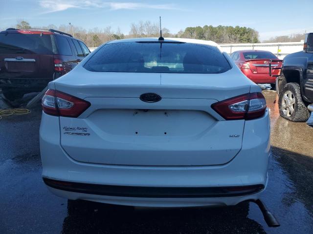 1FA6P0H70G5121279 - 2016 FORD FUSION SE WHITE photo 6