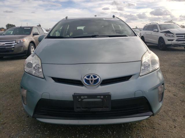 JTDKN3DU2F1998258 - 2015 TOYOTA PRIUS TURQUOISE photo 5