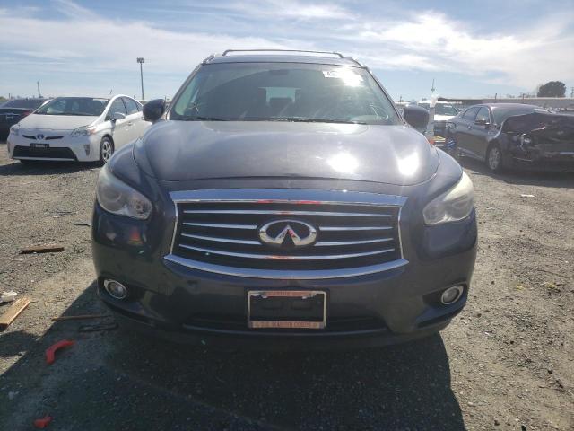 5N1CL0MM8EC513533 - 2014 INFINITI QX60 HYBRID GRAY photo 5