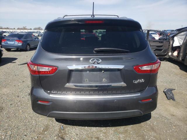 5N1CL0MM8EC513533 - 2014 INFINITI QX60 HYBRID GRAY photo 6