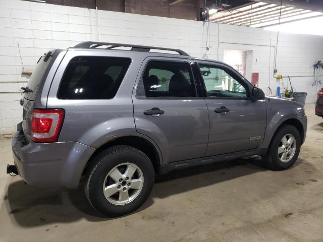 1FMCU03188KA21521 - 2008 FORD ESCAPE XLT GRAY photo 3