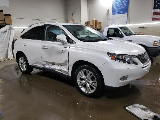 JTJBC1BA3A2013825 - 2010 LEXUS RX 450 WHITE photo 4