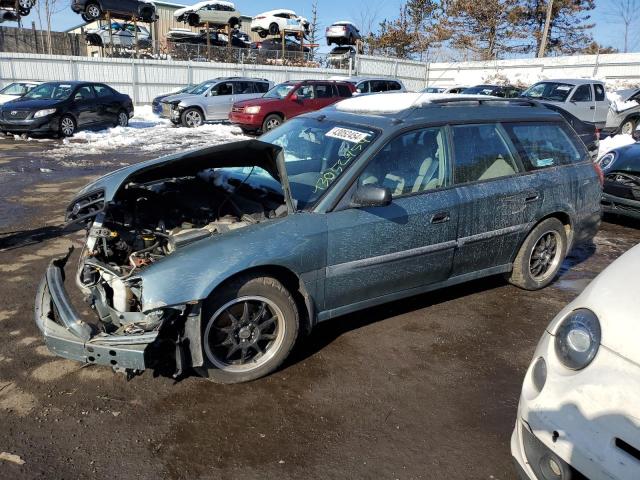 4S3BH6357Y6309971 - 2000 SUBARU LEGACY L GREEN photo 1