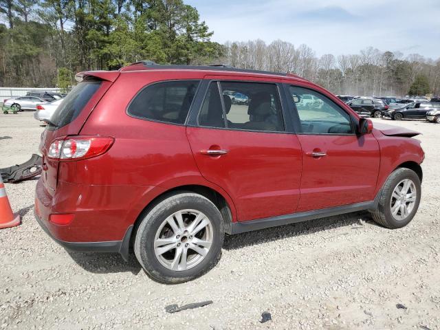 5XYZK4AG5CG131640 - 2012 HYUNDAI SANTA FE LIMITED BURGUNDY photo 3