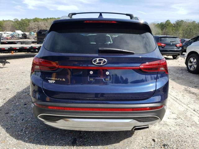 5NMS24AJ0NH473275 - 2022 HYUNDAI SANTA FE SEL BLUE photo 6