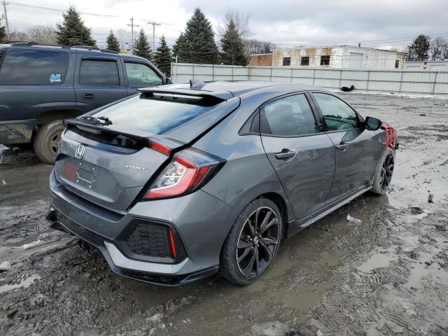 SHHFK7H48HU405488 - 2017 HONDA CIVIC SPORT 灰色 照片 4