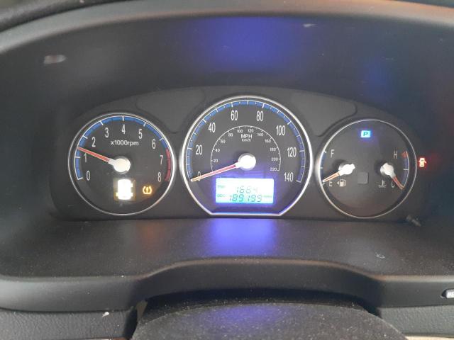 5NMSG13D27H100443 - 2007 HYUNDAI SANTA FE GLS BLUE photo 9