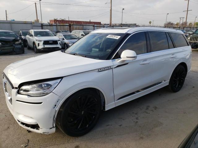 5LM5J7XCXMGL04079 - 2021 LINCOLN AVIATOR RESERVE WHITE photo 1