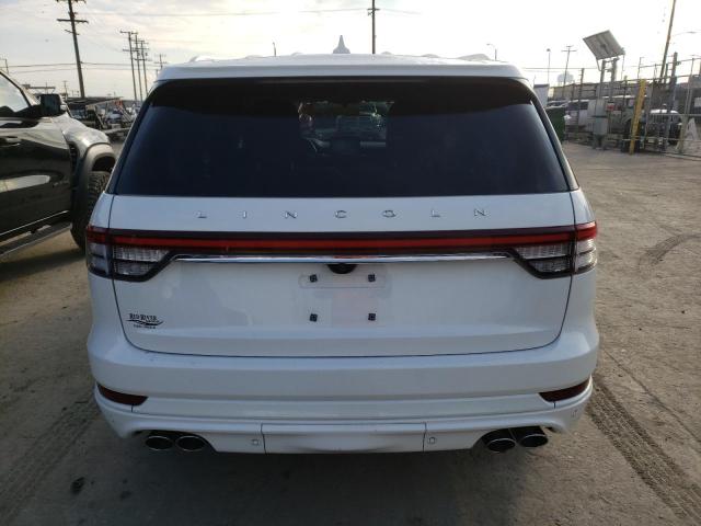 5LM5J7XCXMGL04079 - 2021 LINCOLN AVIATOR RESERVE WHITE photo 6