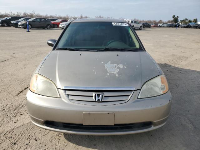 2HGES16513H517186 - 2003 HONDA CIVIC LX TAN photo 5