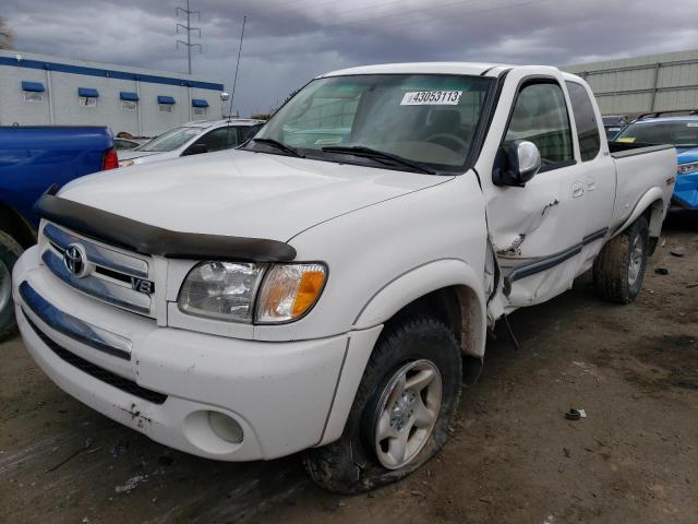 5TBBT44143S376267 - 2003 TOYOTA TUNDRA ACCESS CAB SR5 WHITE photo 1