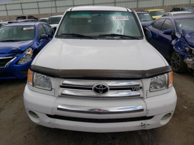 5TBBT44143S376267 - 2003 TOYOTA TUNDRA ACCESS CAB SR5 WHITE photo 5