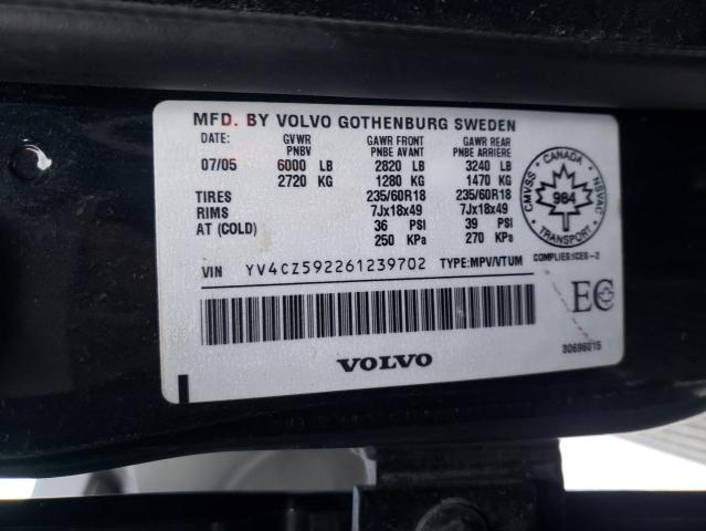 YV4CZ592261239702 - 2006 VOLVO XC90 BLACK photo 13