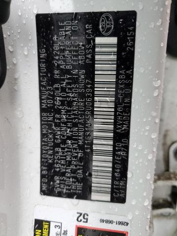 4T1G31AK5RU063947 - 2024 TOYOTA CAMRY SE NIGHT SHADE WHITE photo 12