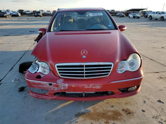 WDBRF52H96F819468 - 2006 MERCEDES-BENZ C 230 RED photo 5