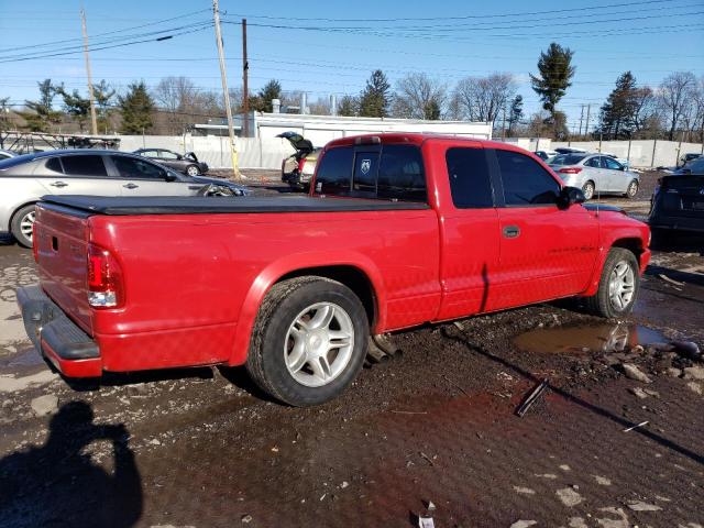 1B7GL22Z0WS671744 - 1998 DODGE DAKOTA RED photo 3