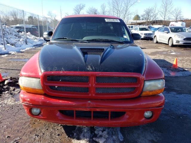 1B7GL22Z0WS671744 - 1998 DODGE DAKOTA RED photo 5