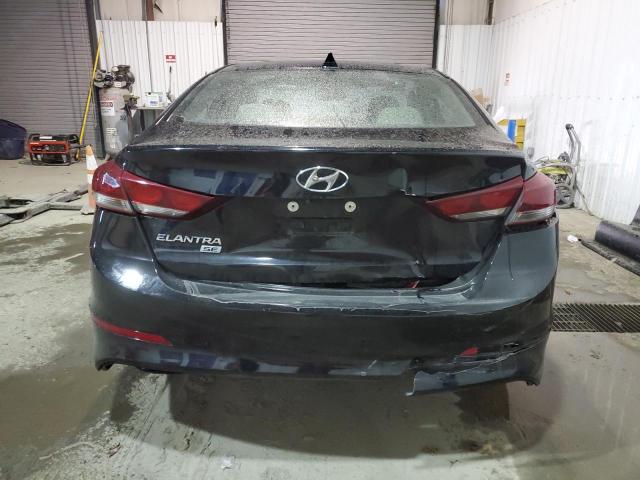 KMHD84LF1HU321305 - 2017 HYUNDAI ELANTRA SE BLACK photo 6