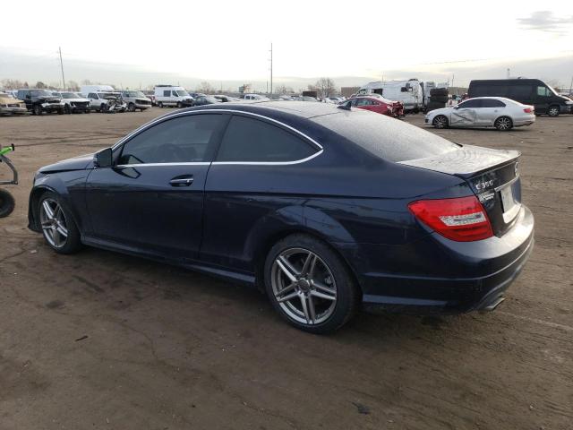 WDDGJ8JB5DG009662 - 2013 MERCEDES-BENZ C 350 4MATIC BLUE photo 2