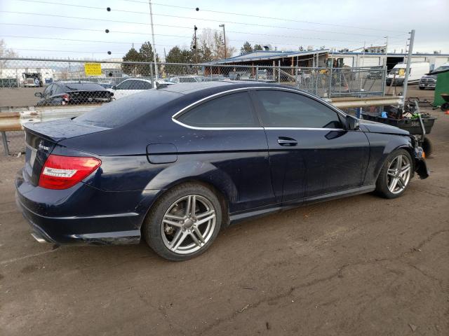 WDDGJ8JB5DG009662 - 2013 MERCEDES-BENZ C 350 4MATIC BLUE photo 3