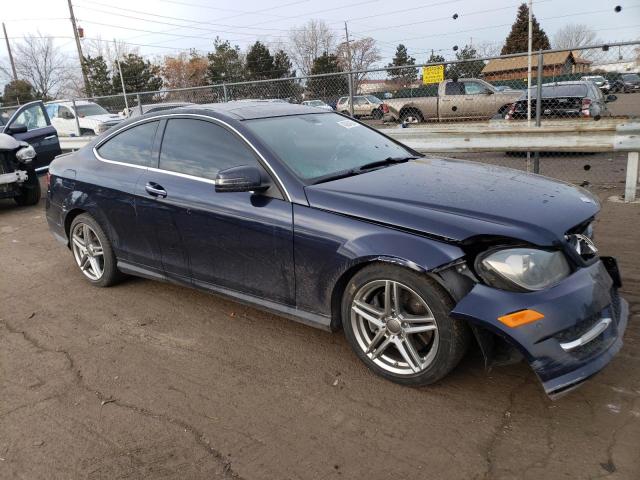 WDDGJ8JB5DG009662 - 2013 MERCEDES-BENZ C 350 4MATIC BLUE photo 4