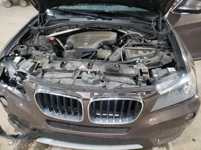 5UXWX9C53D0A09638 - 2013 BMW X3 XDRIVE28I BROWN photo 12