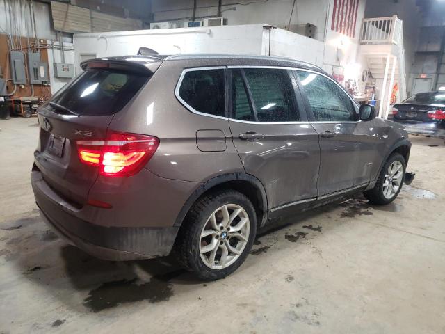 5UXWX9C53D0A09638 - 2013 BMW X3 XDRIVE28I BROWN photo 3