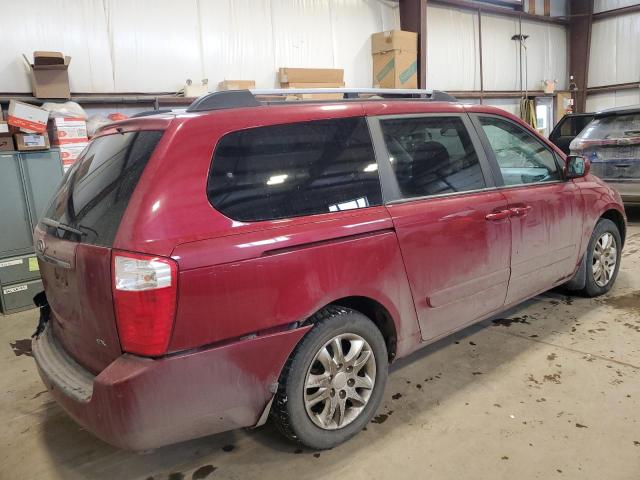 KNDMB233486221557 - 2008 KIA SEDONA EX RED photo 3