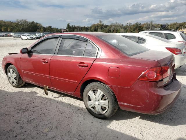 KNAGE123485260121 - 2008 KIA OPTIMA LX RED photo 2