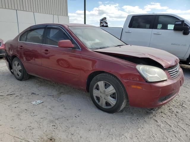 KNAGE123485260121 - 2008 KIA OPTIMA LX RED photo 4