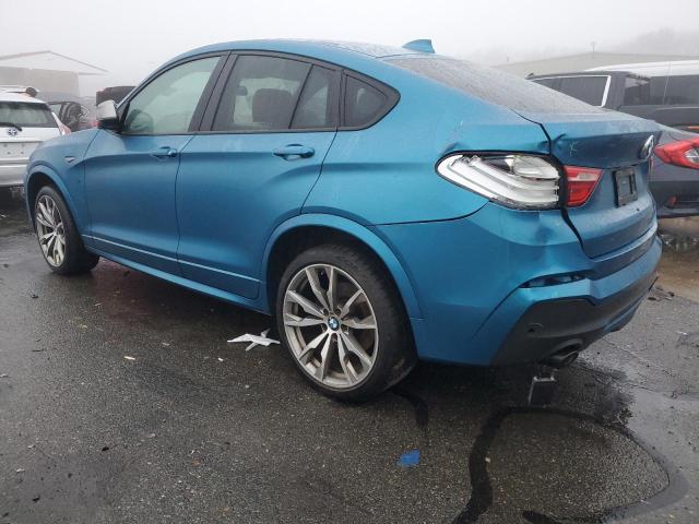 5UXXW7C50J0W64652 - 2018 BMW X4 XDRIVEM40I BLUE photo 2