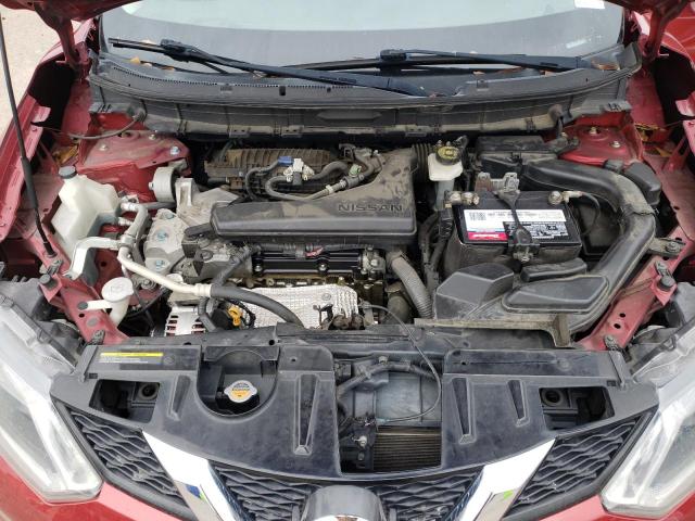 JN8AT2MT2GW002534 - 2016 NISSAN ROGUE S RED photo 12